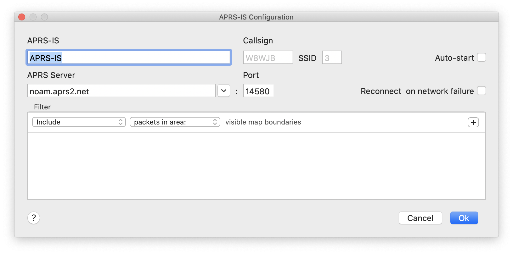 APRS-IS Basic Settings