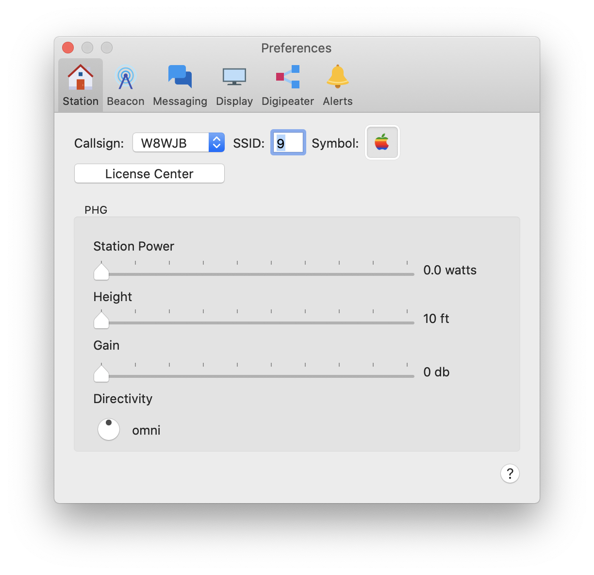 Station Preferences