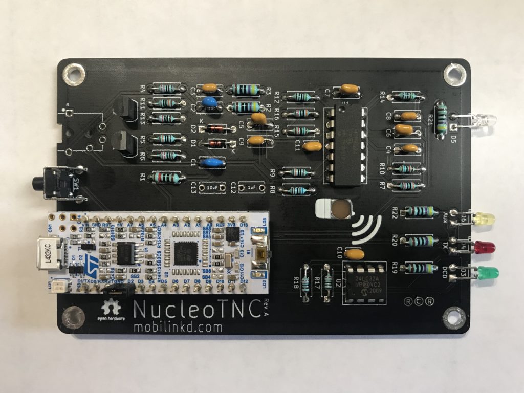 Soldered NucleoTNC top